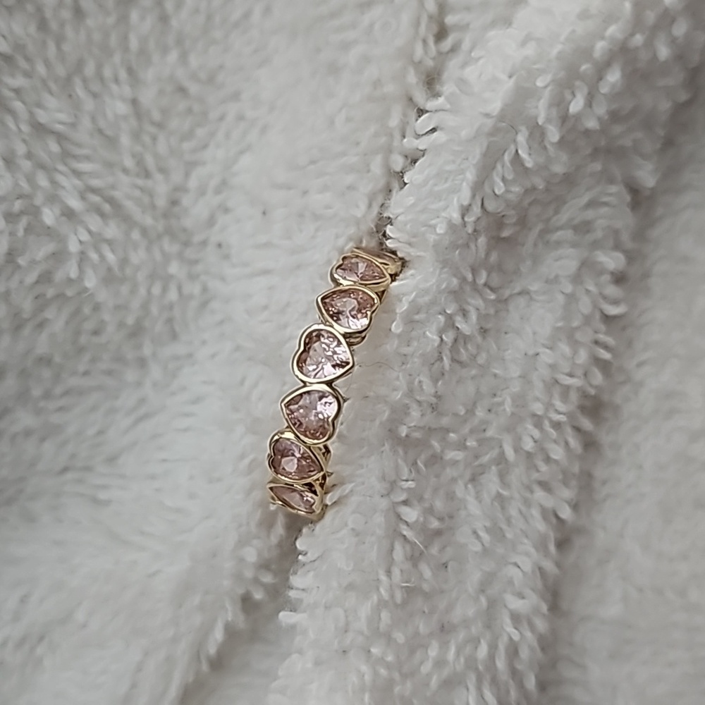 Barbie Pink Heart Love Eternity Band size 7